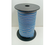 Cadarço 10 mm TRIVA - Branco / Turquesa / Marinho - 50 metros